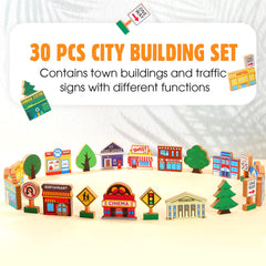 Blosssound traffic signs set — teaches basic traffic concepts during play.