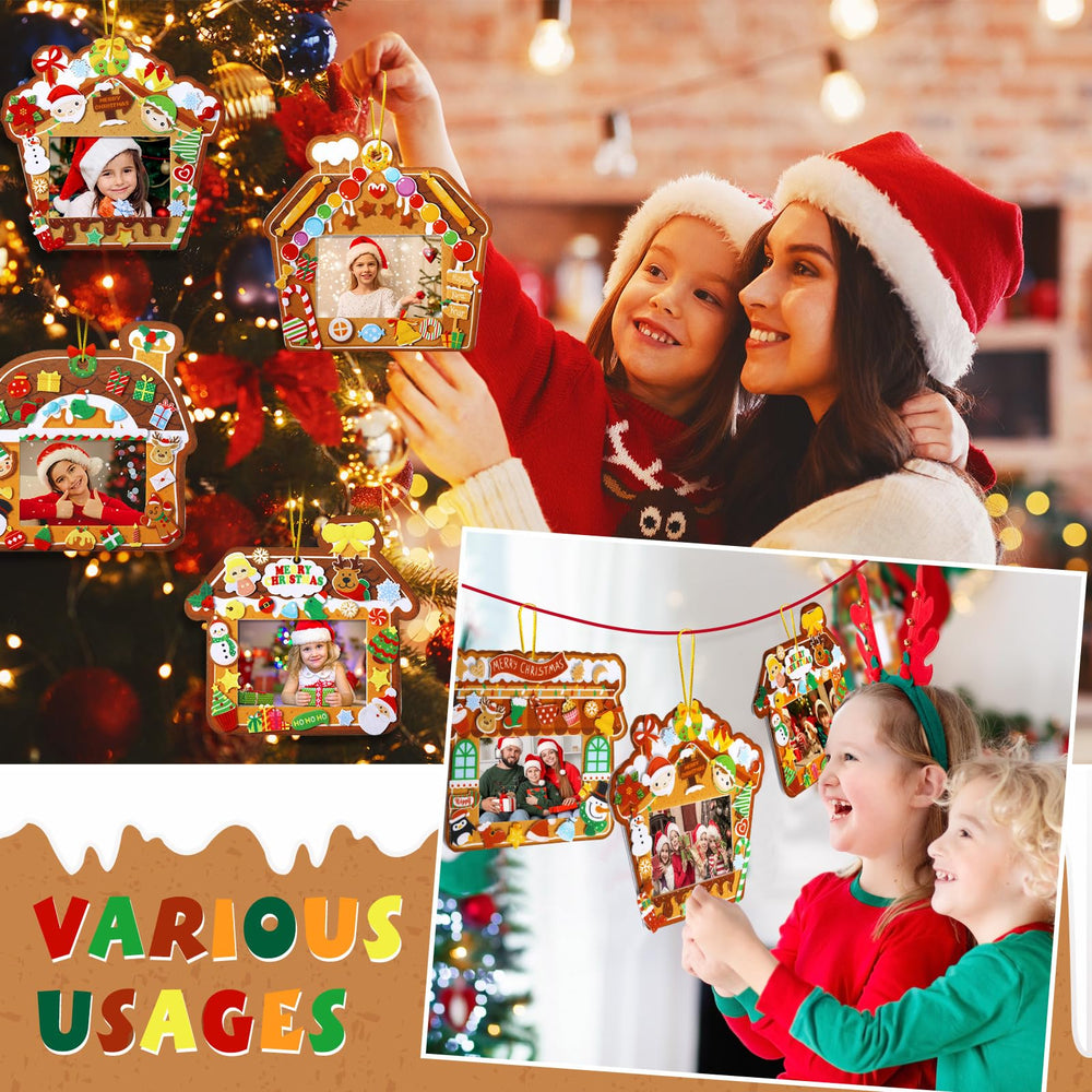 Blosssound Xmas display ideas—decorate photos with cheerful scenes.
