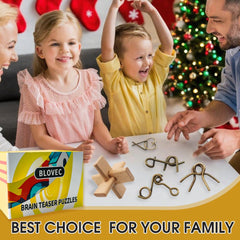 Blovec family game night puzzle collection arranged for group play.
