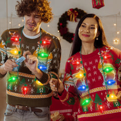 Blowata necklace in slow blinking mode adds subtle glow