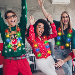 Blowata necklace ideal as party favors for ugly sweater events