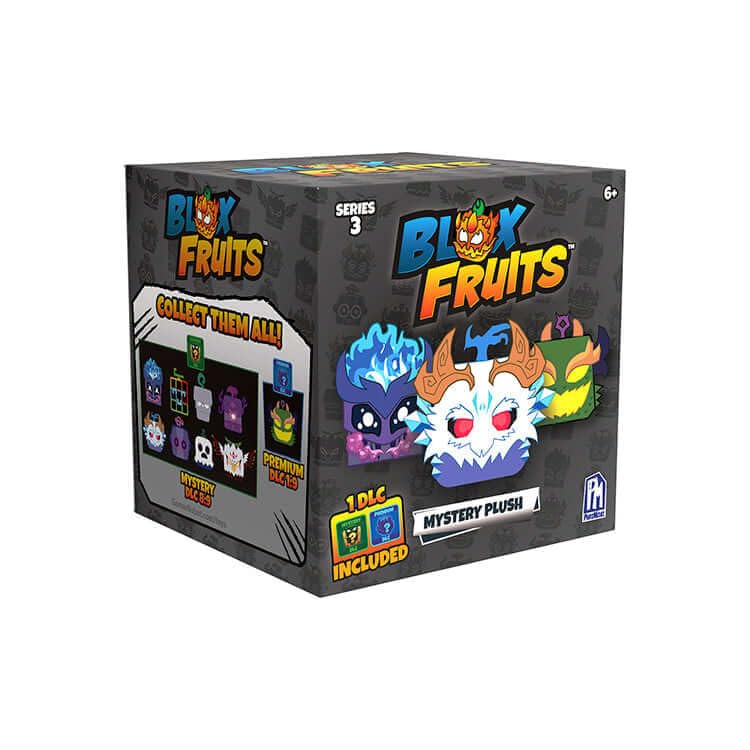 Blox Fruits 4 inch plush blind box with vibrant colors for display