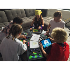 Bloxels block types in eight colors enable varied layouts.