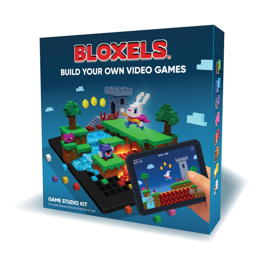 Bloxels official kit front view, inviting hands-on game creation.