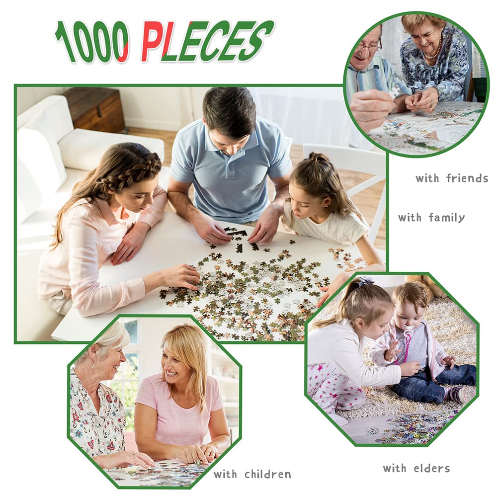 Blppldyci Dog Party puzzle frames nicely after completion