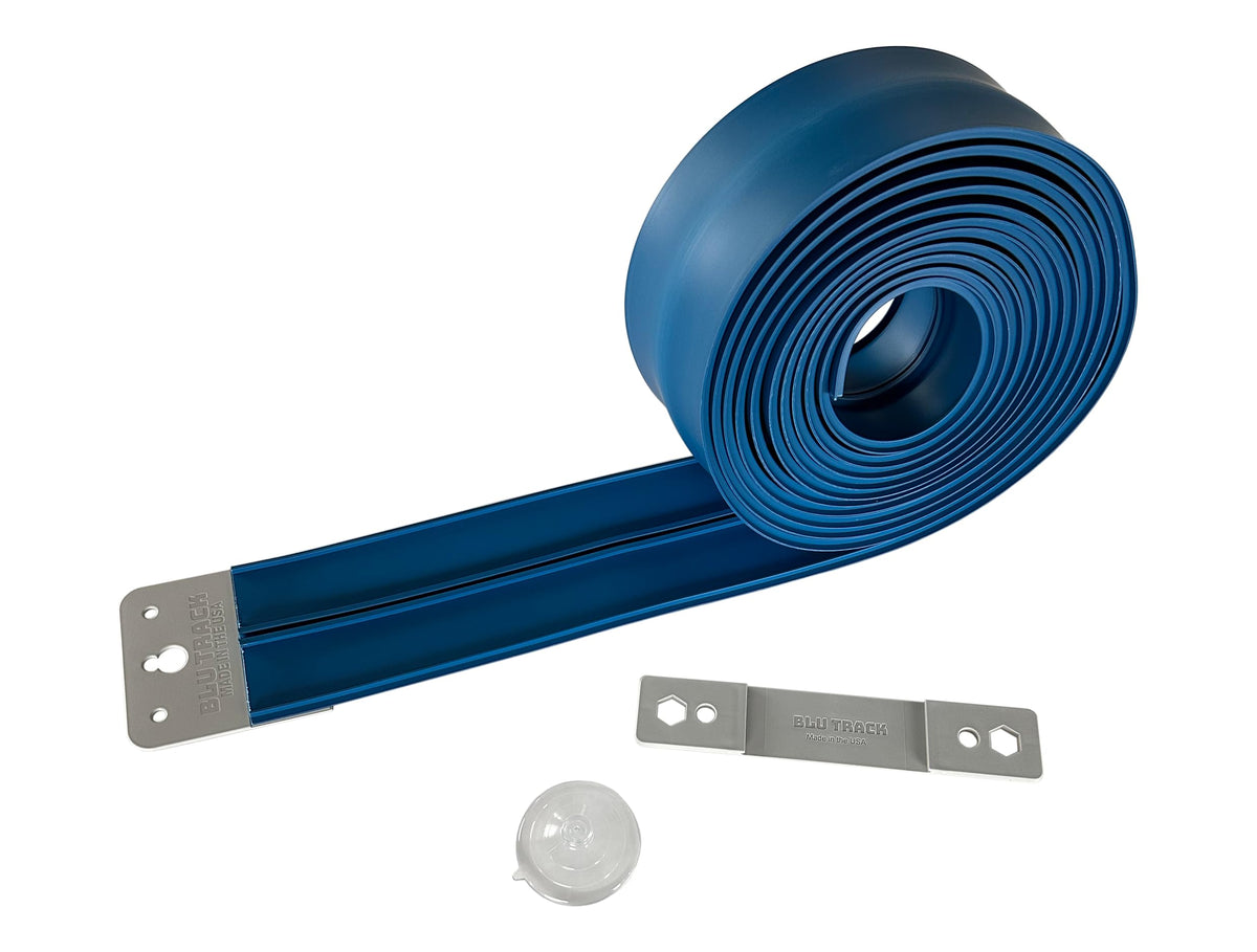 Blu Track 18 ft PS Starter coil for modular, flexible racing layouts.