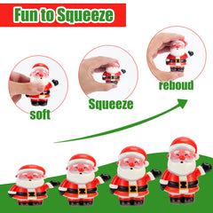Blue Hydrangea Reindeer squishy toy provides quick squeeze relief for kids.