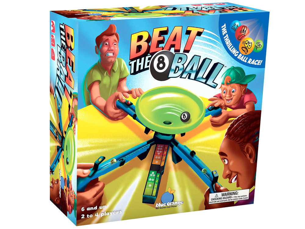 Blue Orange Beat The 8 Ball platform base supports quick, competitive family rounds.