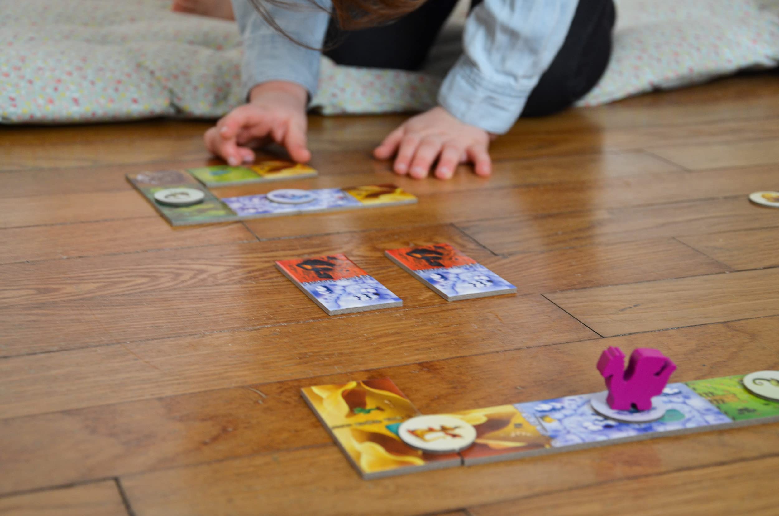 Dragomino illustrated rules booklet for easy learning.