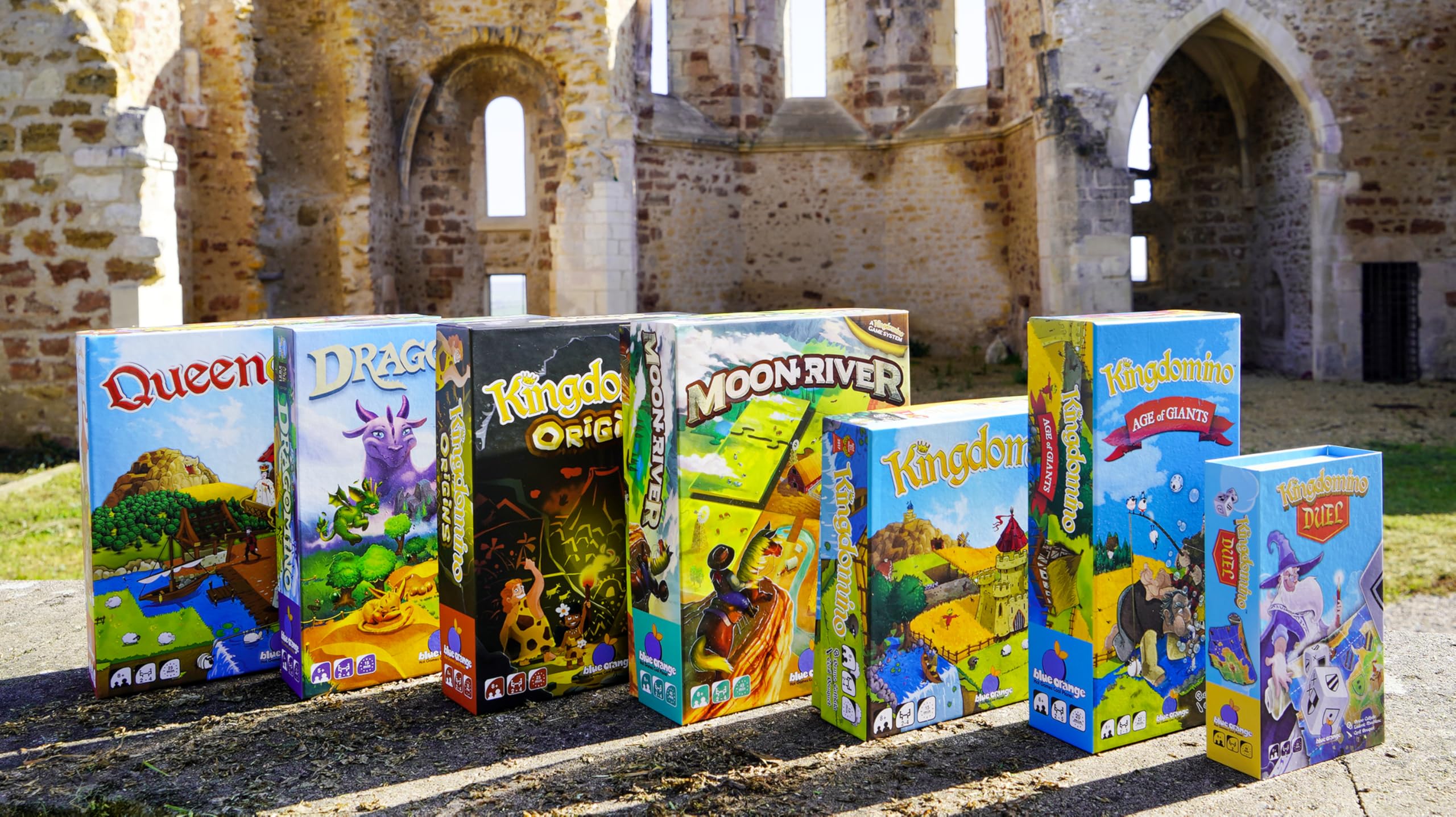 Blue Orange Kingdomino kids gameplay—ages 8+ accessible and engaging.