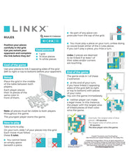 Blue Orange Linkx gameplay shows a diagonal connection across the grid.