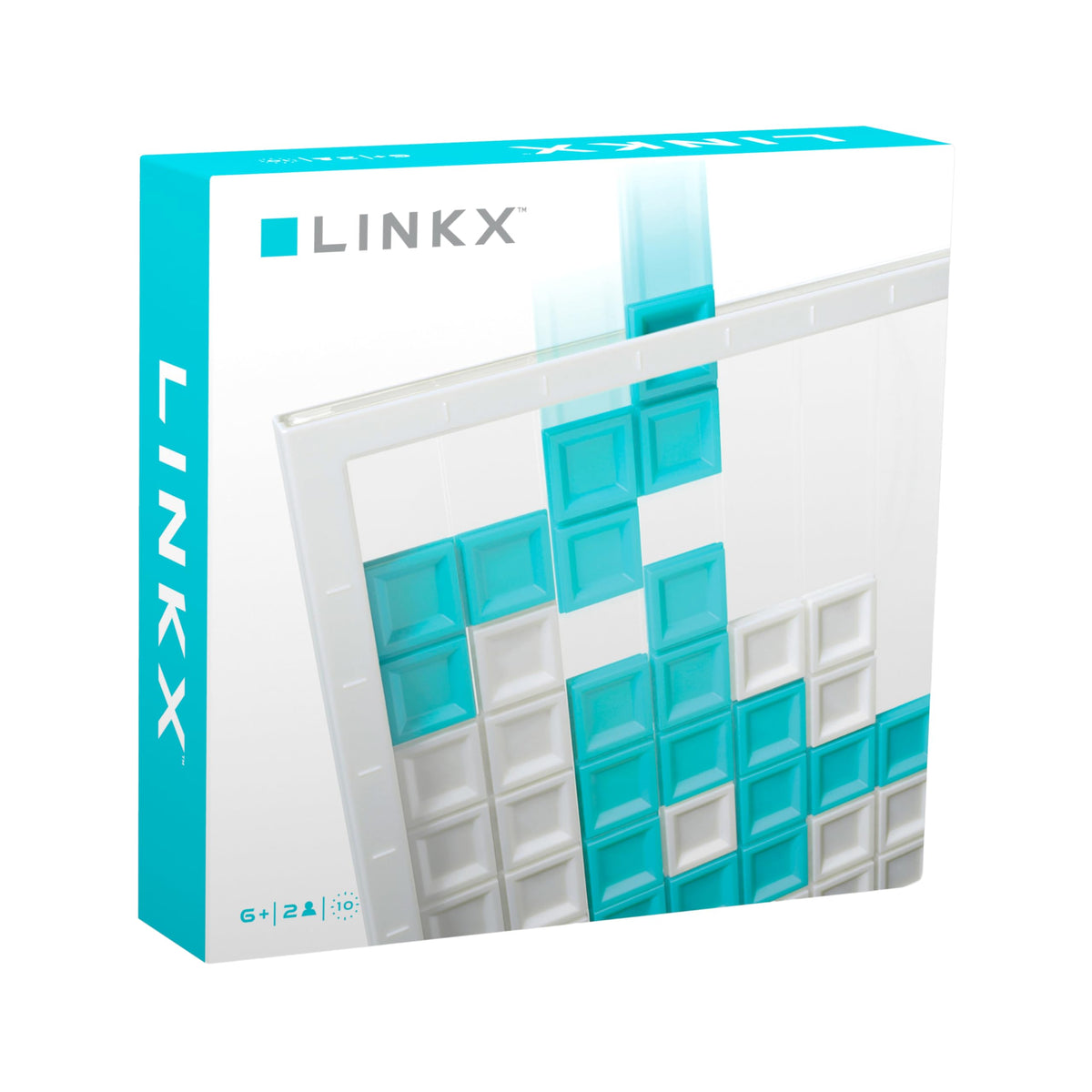 Blue Orange Linkx vertical board setup supports quick two-player strategy.