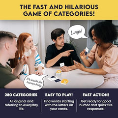 Blue Orange Slingz double-sided cards simplify setup and play.