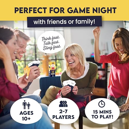 Blue Orange Slingz slinging words speeds up game night and laughs.
