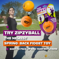 Blue Orange ZipzyBall indoor-outdoor use for year-round fun and portability.