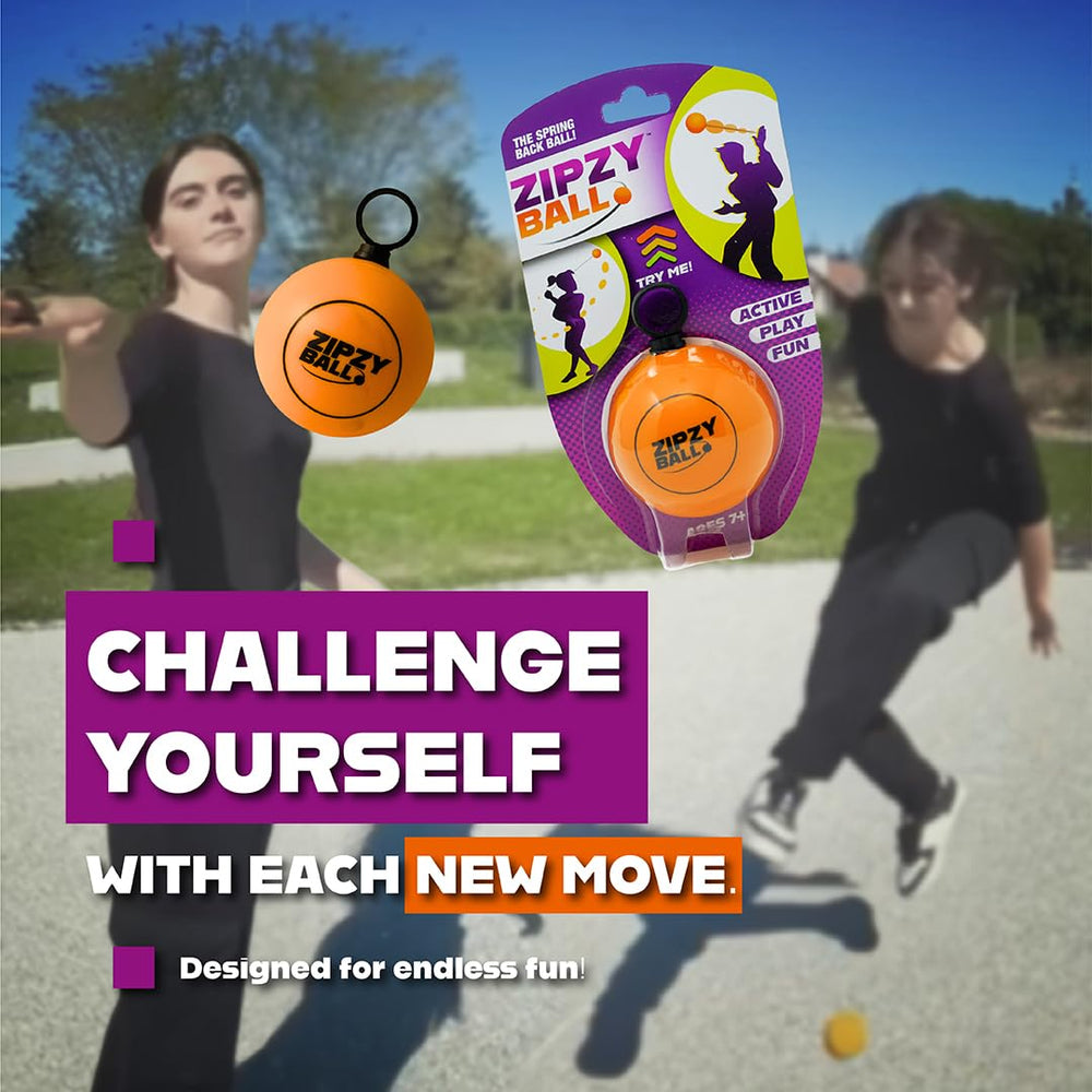 Blue Orange ZipzyBall left-right hand play for improved dexterity.
