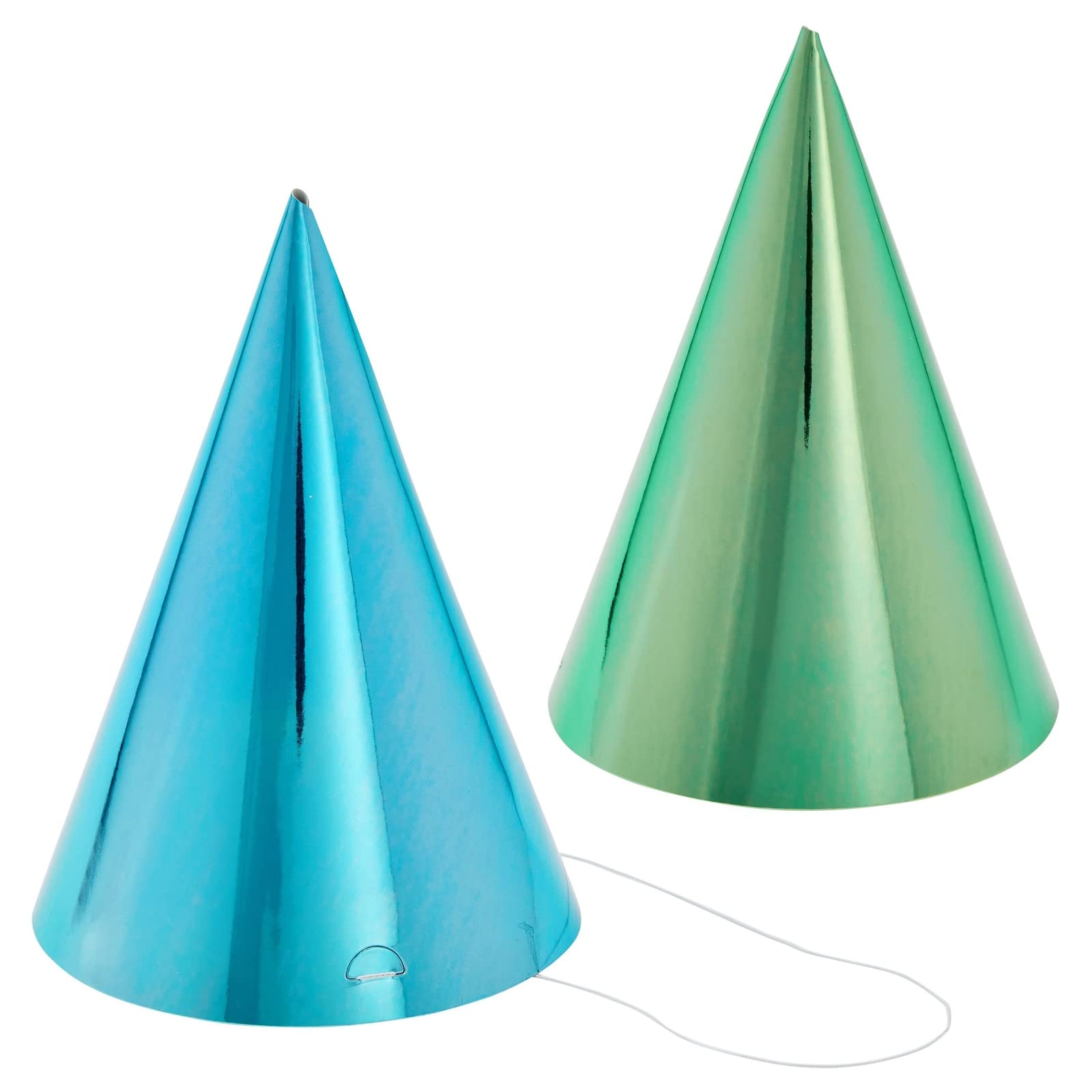 Blue Panda hat with pre-strung elastic for quick, comfortable wear.