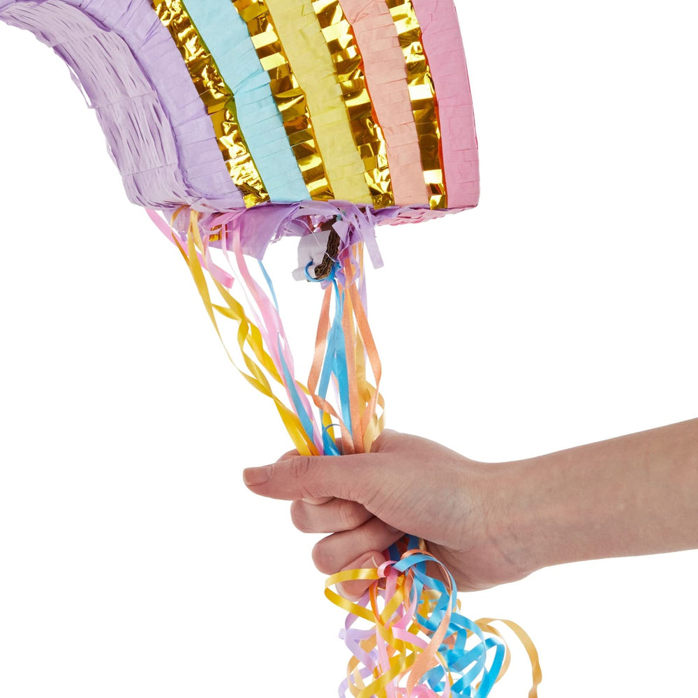Blue Panda pull-string pinata interactive fun for guests of all ages