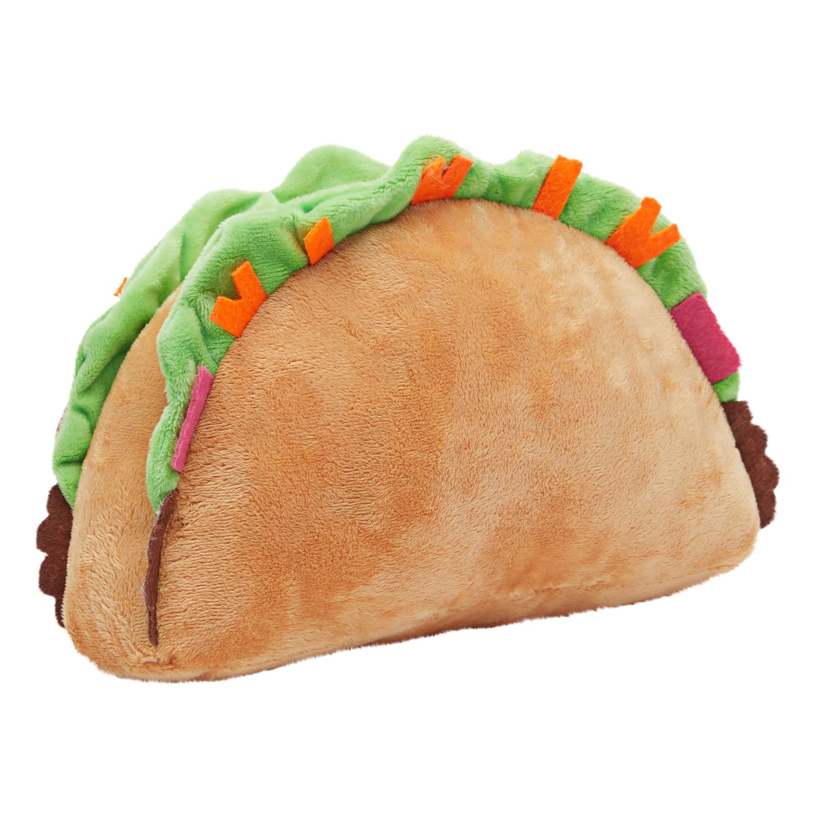 Blue Panda Taco Pillow is easy to spot-clean for lasting softness