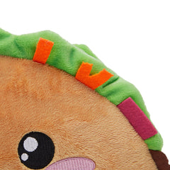 Blue Panda Taco Pillow’s vibrant colors brighten any room or themed setup