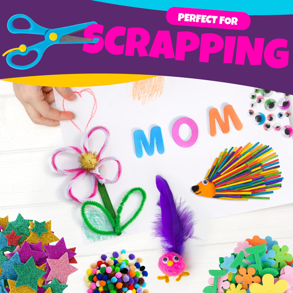 Blue Squid kit accessories for decorating backpacks and scrapbooks.