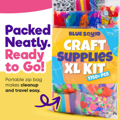 Blue Squid creative activities on the go for travel and playdates