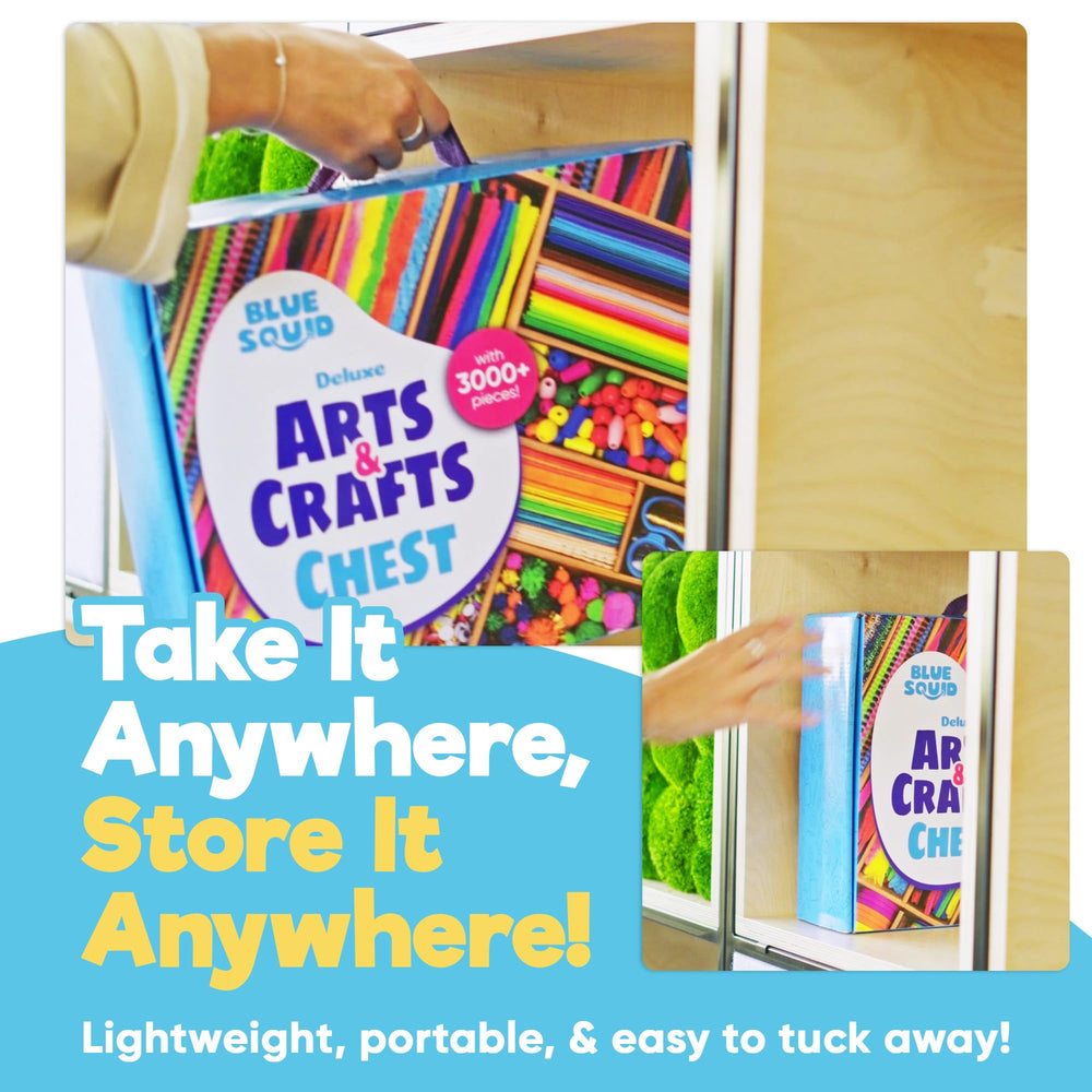 Blue Squid gift-ready arts and crafts set ideal for birthdays.