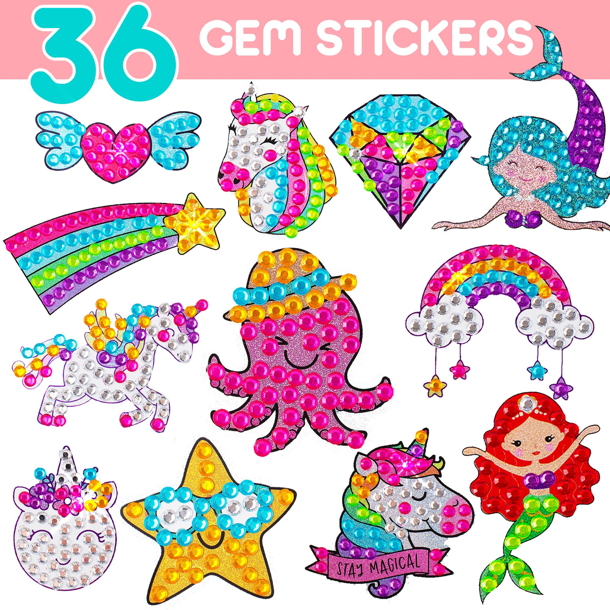 Blue Squid Summer Fun Diamond Art Kit delivers bright, calming crafting for kids.