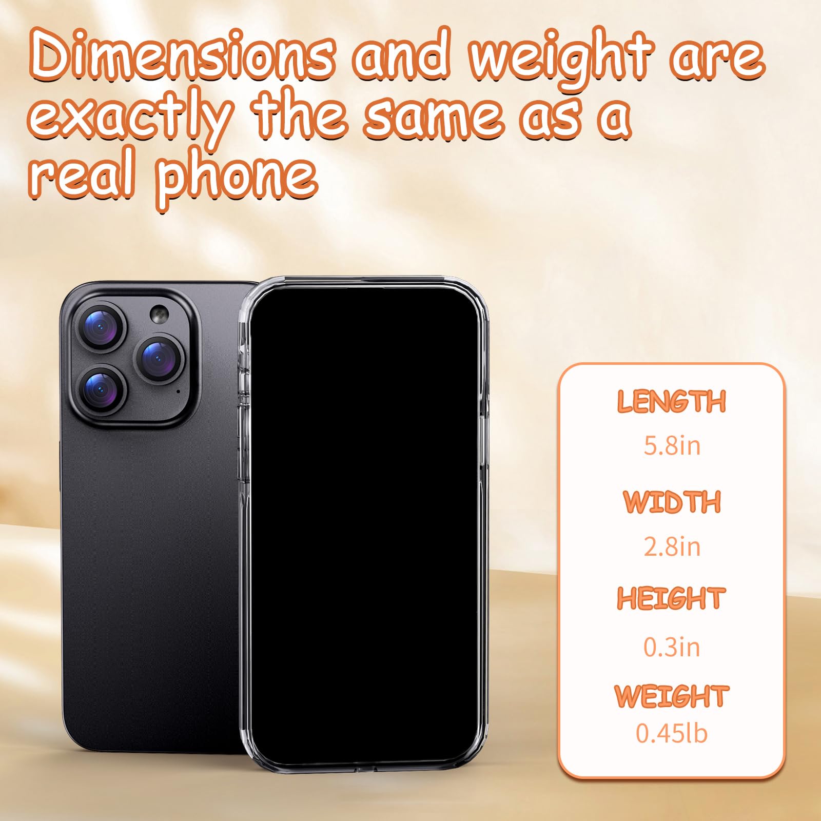 Blue Union fake phone dummy 15 Pro next to real device for comparison shots