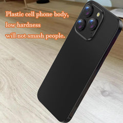 Blue Union fake phone dummy 15 Pro on stand for neat store displays