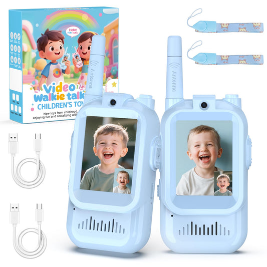 BlueFire Kids Walkie Talkies with Video screen for real-time play conversations.