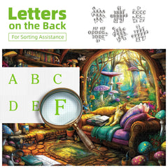 Blueforest book stacks detail offers a literary-inspired challenge for puzzle lovers.