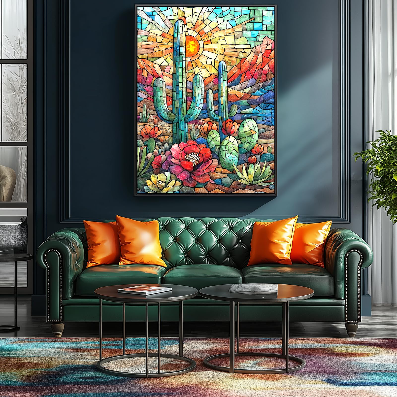 Blueforest Cactus puzzle poster reference guide aids quick, accurate assembly