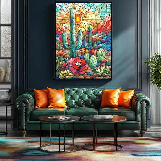 Blueforest Cactus puzzle poster reference guide aids quick, accurate assembly