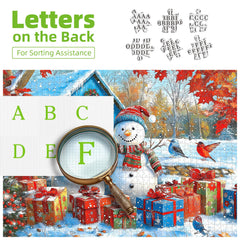 Blueforest colorful gifts and snowy scene create a festive atmosphere for gatherings.