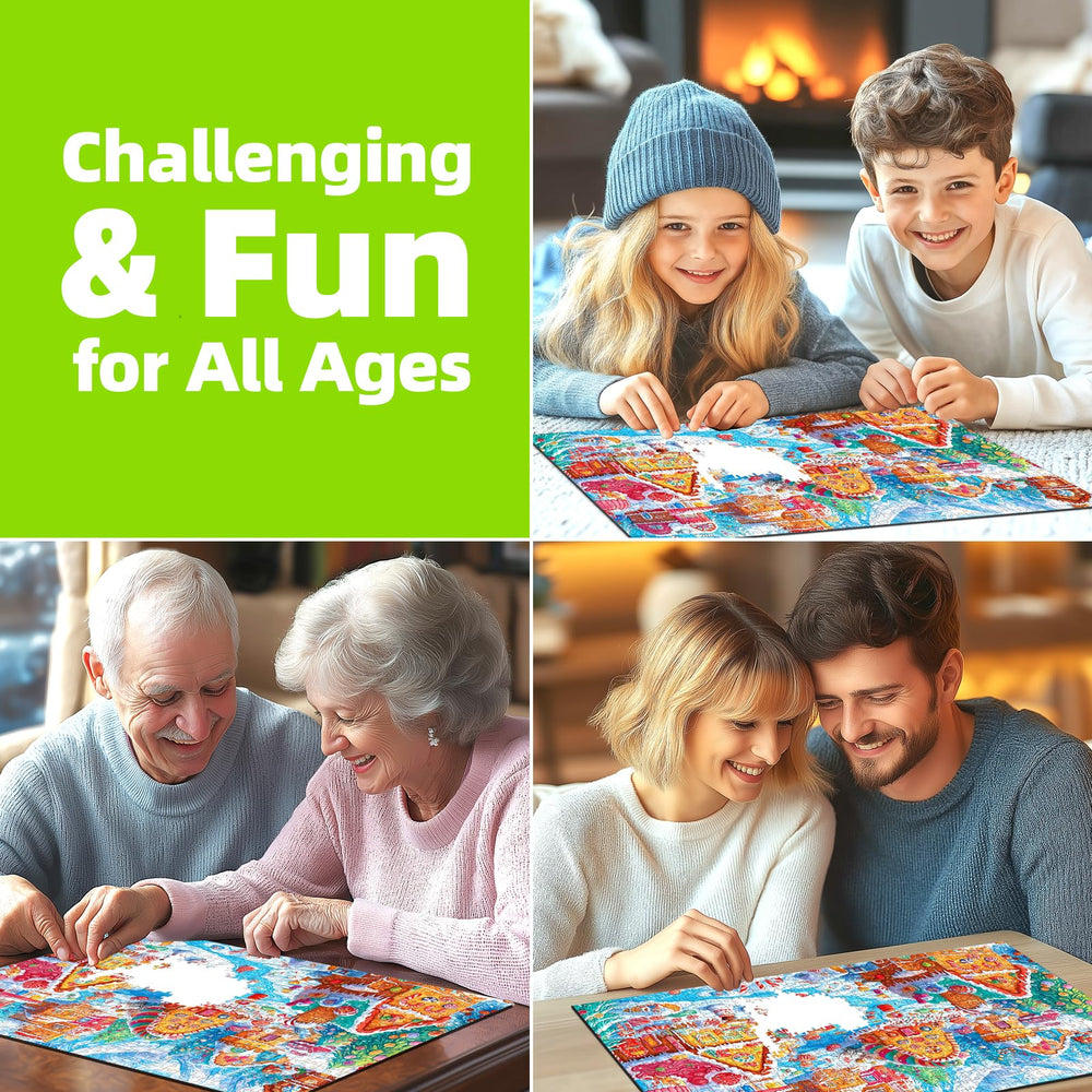 Blueforest gift-ready puzzle suited for Christmas and other celebrations.