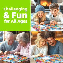 Blueforest gift-ready puzzle suited for Christmas and other celebrations.
