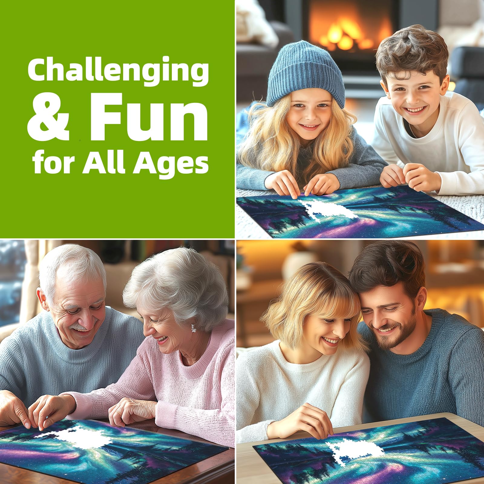 Blueforest puzzle on dining table ideal for family game night and conversation