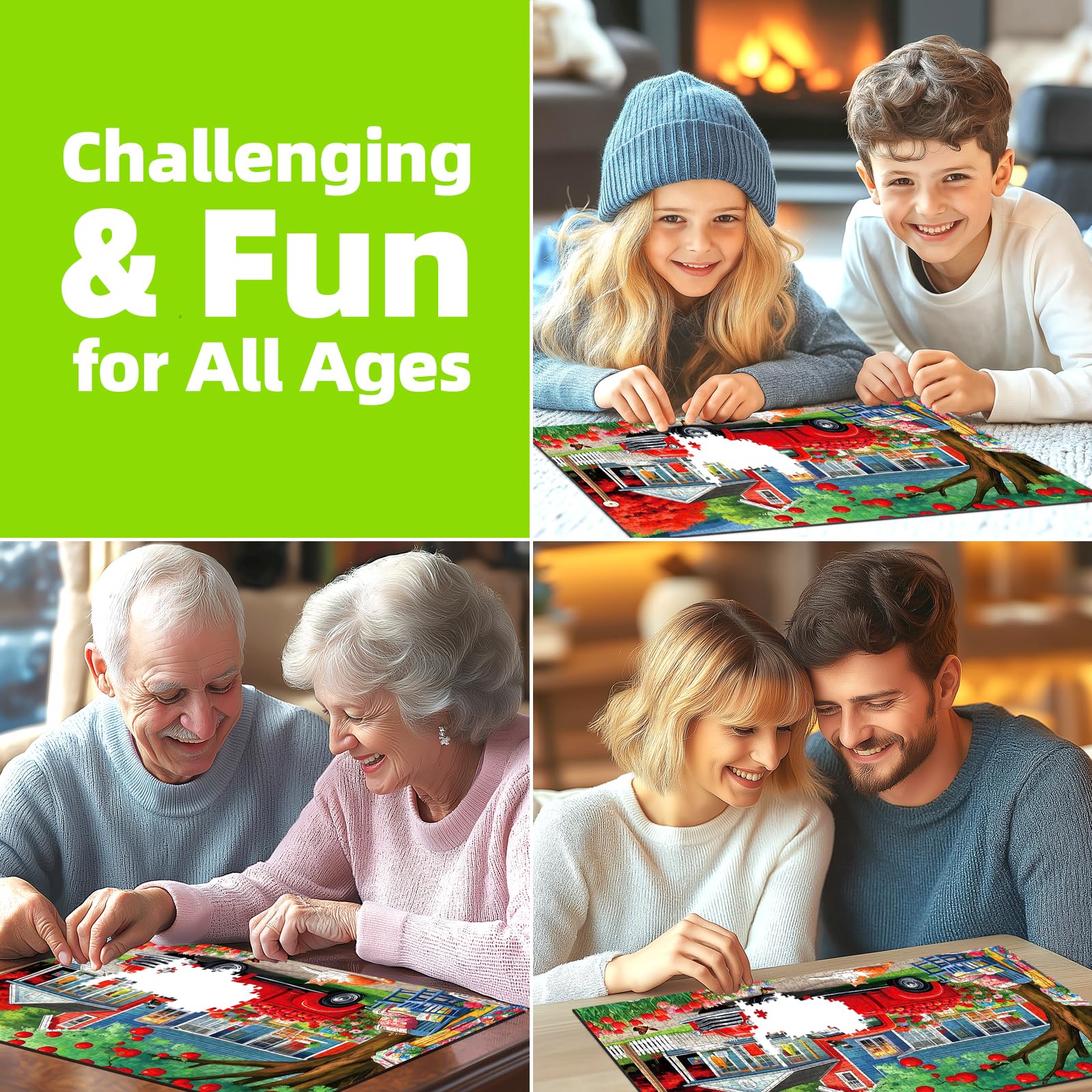 Blueforest dust-free materials ensure safe, enjoyable puzzling sessions.