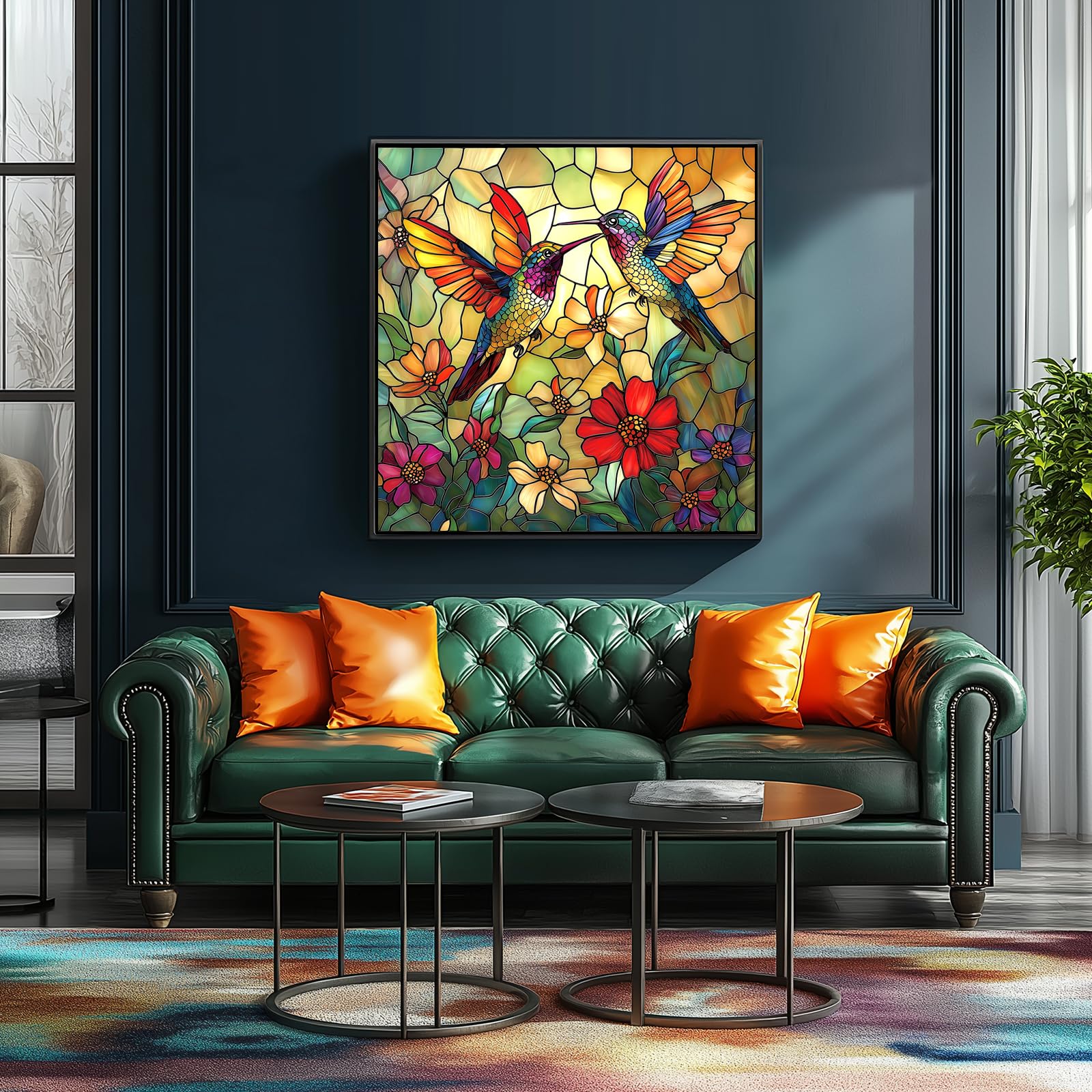 Blueforest frame-ready 20x20 puzzle showing gallery-worthy details