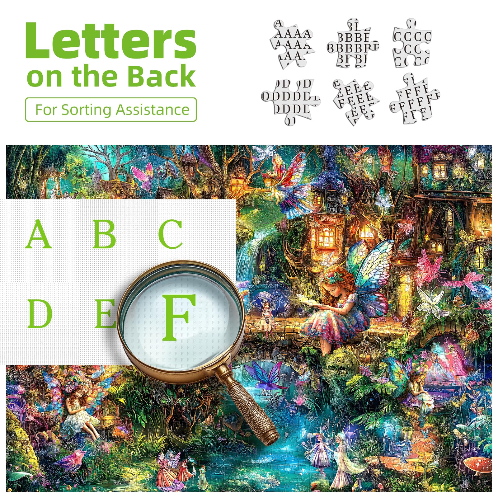 Blueforest high-res print quality puzzle image to preserve colors while solving.