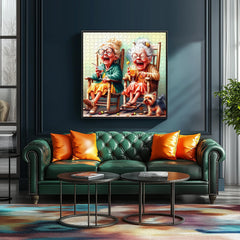 Premium archival print quality presented in a colorful palette for wall display.