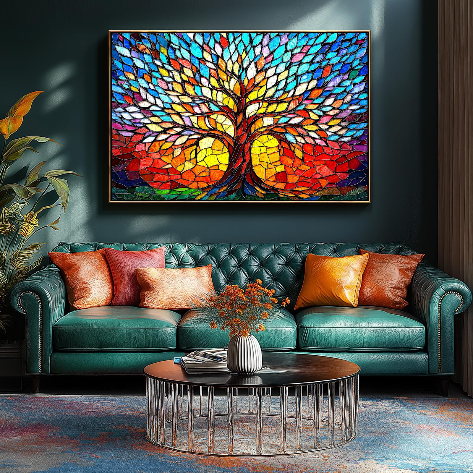Blueforest tree-of-life puzzle box; gift-ready packaging for birthdays or holidays.