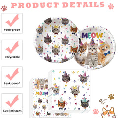 Bluegogo cat tablecloth protects surfaces while adding whimsy to photos