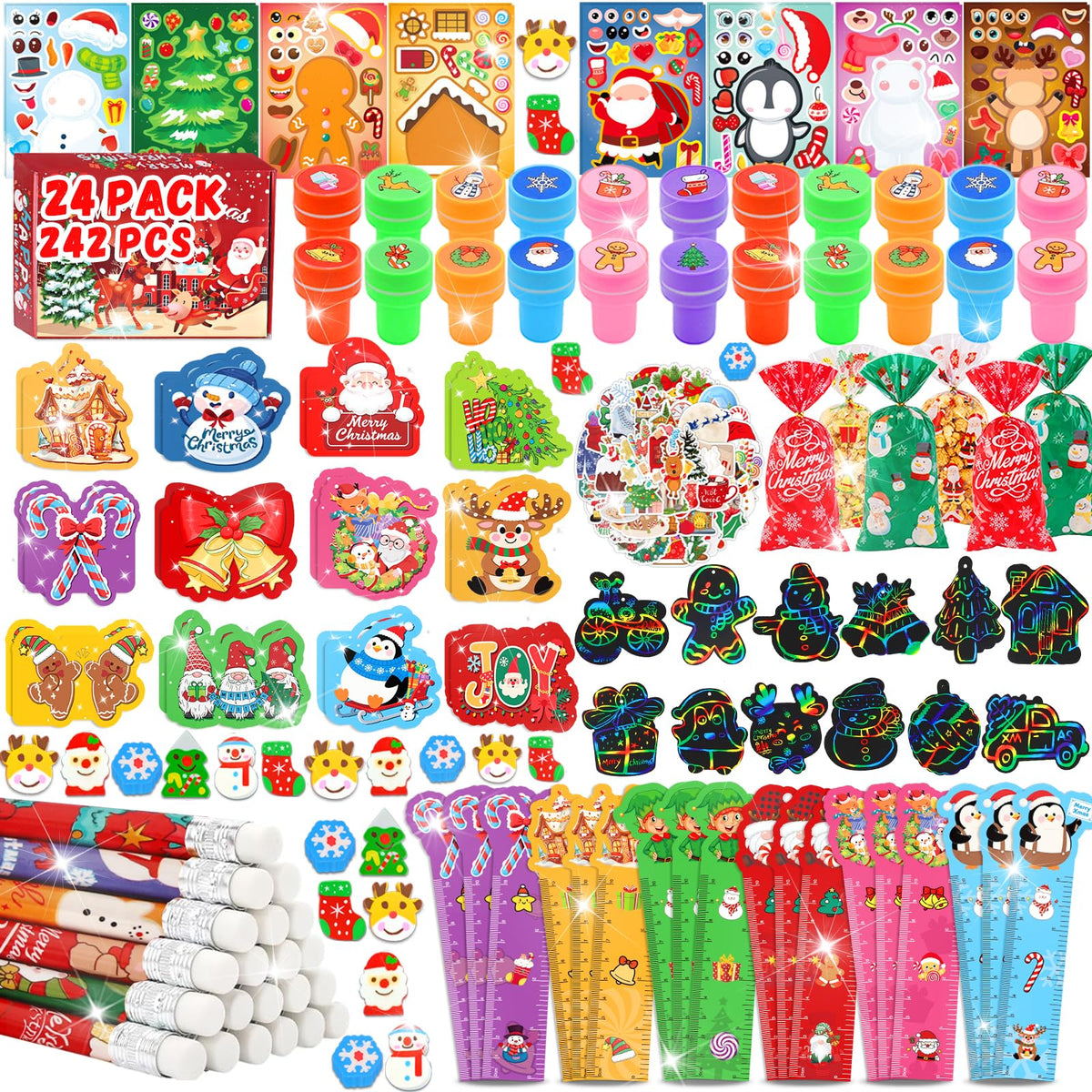 Bluegogo Christmas notebooks set for festive classroom activities and creative journaling.