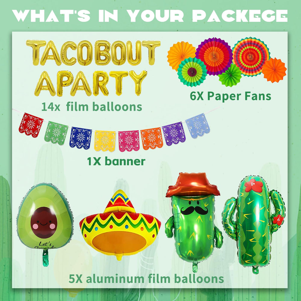 Bluegogo fiesta banner maraca garland creates lively backdrops for photos