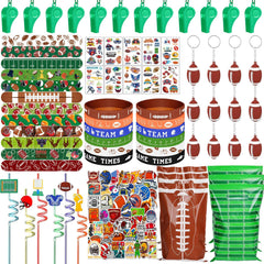 Bluegogo football silicone bracelets brighten kids party outfits