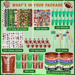 Bluegogo football keychains spark team spirit and easy bag decorations
