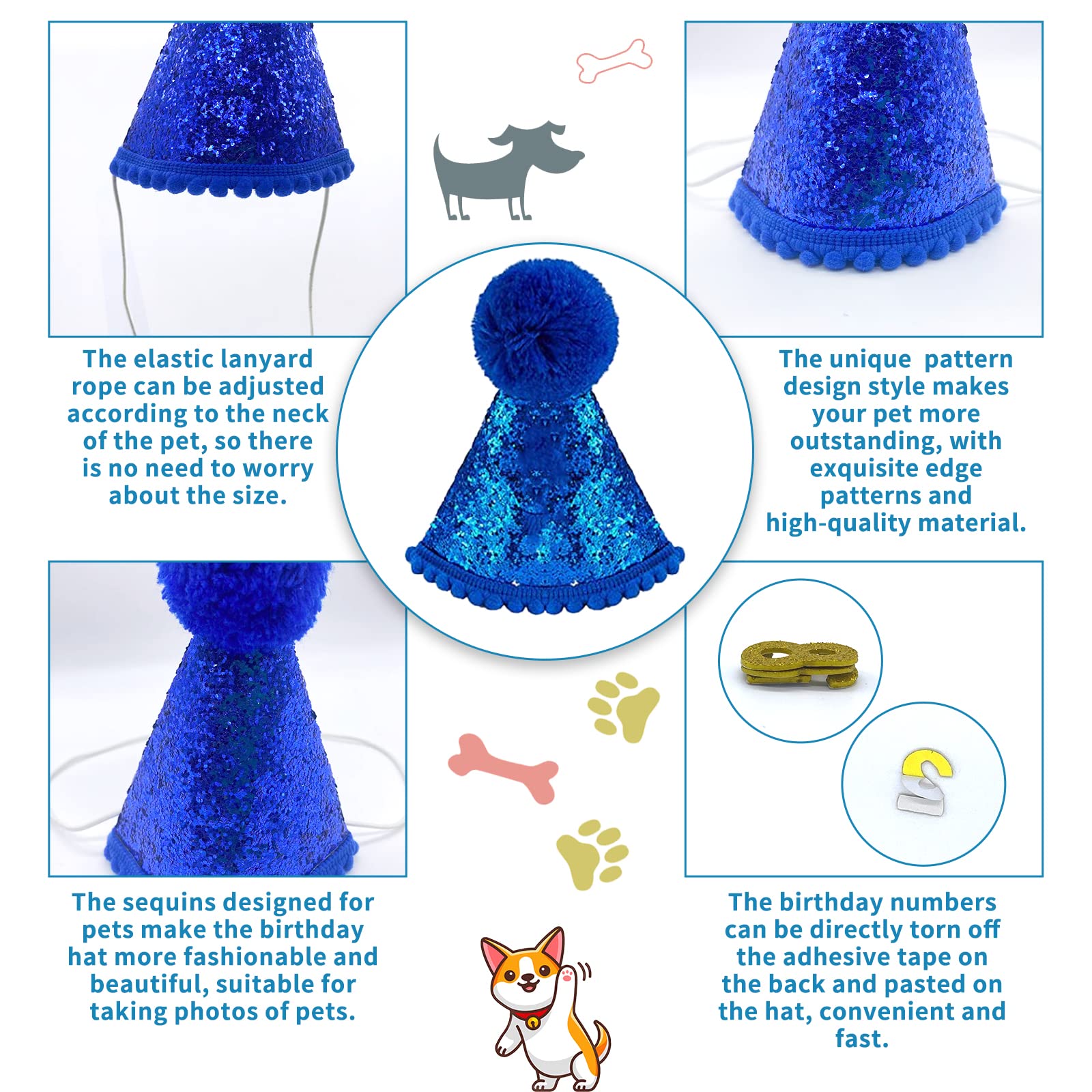 Bluegogo Lets Pawty foil balloons add sparkle to photos and decor