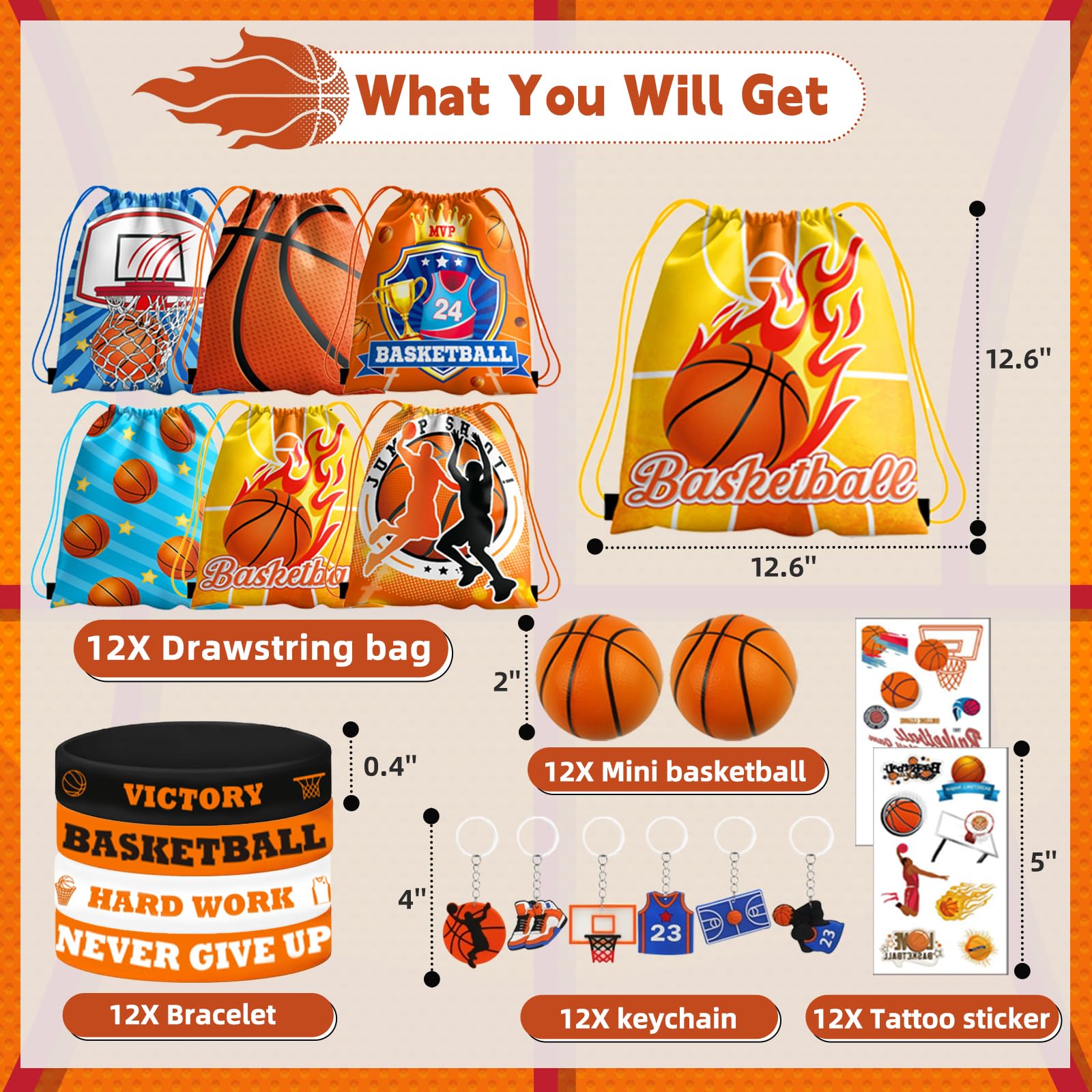 Bluegogo mini basketballs ideal for games and loot bags